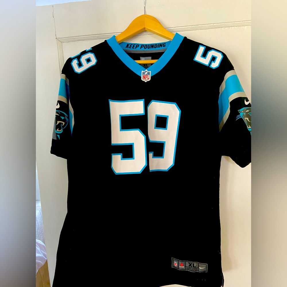 Carolina Panthers Jersey! Youth XL. Luke Kuechly #59. Perfect condition!